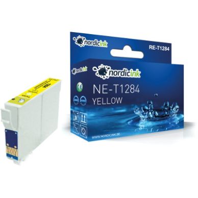 NORDICINK Gul bläckpatron RE-T1284