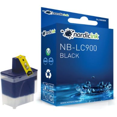 NORDICINK Svart bläckpatron 20ml DLC900BK