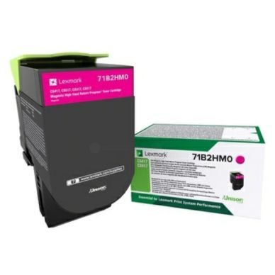 LEXMARK Magenta toner för ca 3 500 sidor 71B2HM0